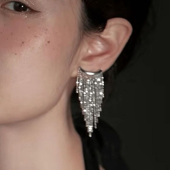 Tassel drop earrings M716 - Picture 1 of 5